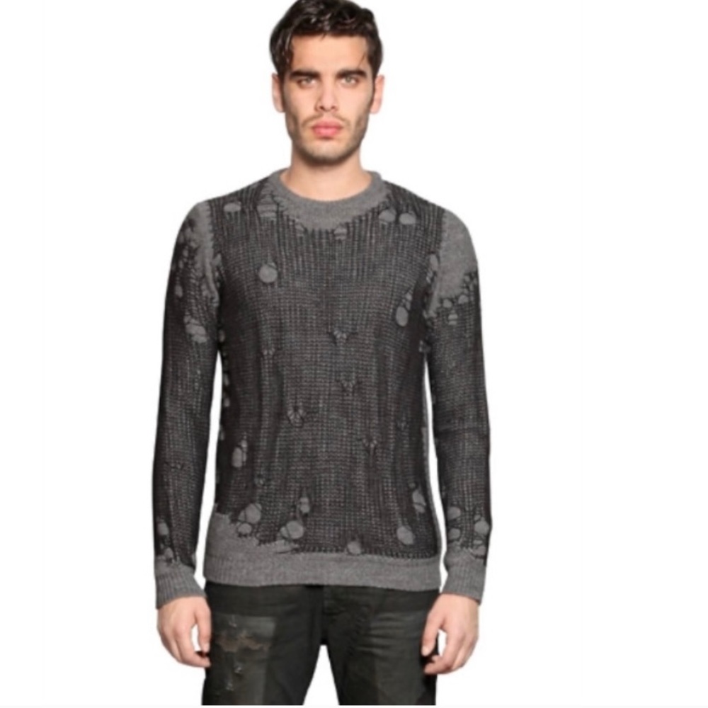 Diesel Net Overlay Sweater